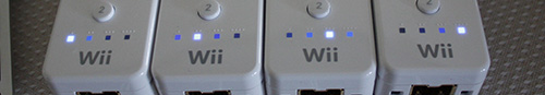 4 wiimotes together